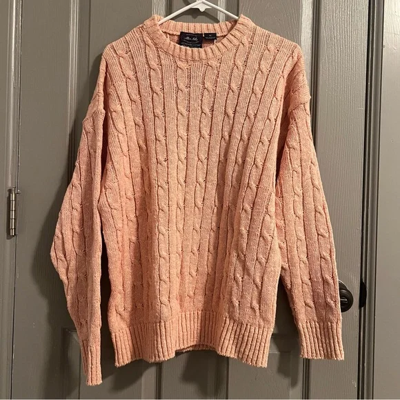Allen Solly Men's Crewneck Sweater - Light Peach - Picture 1 of 6